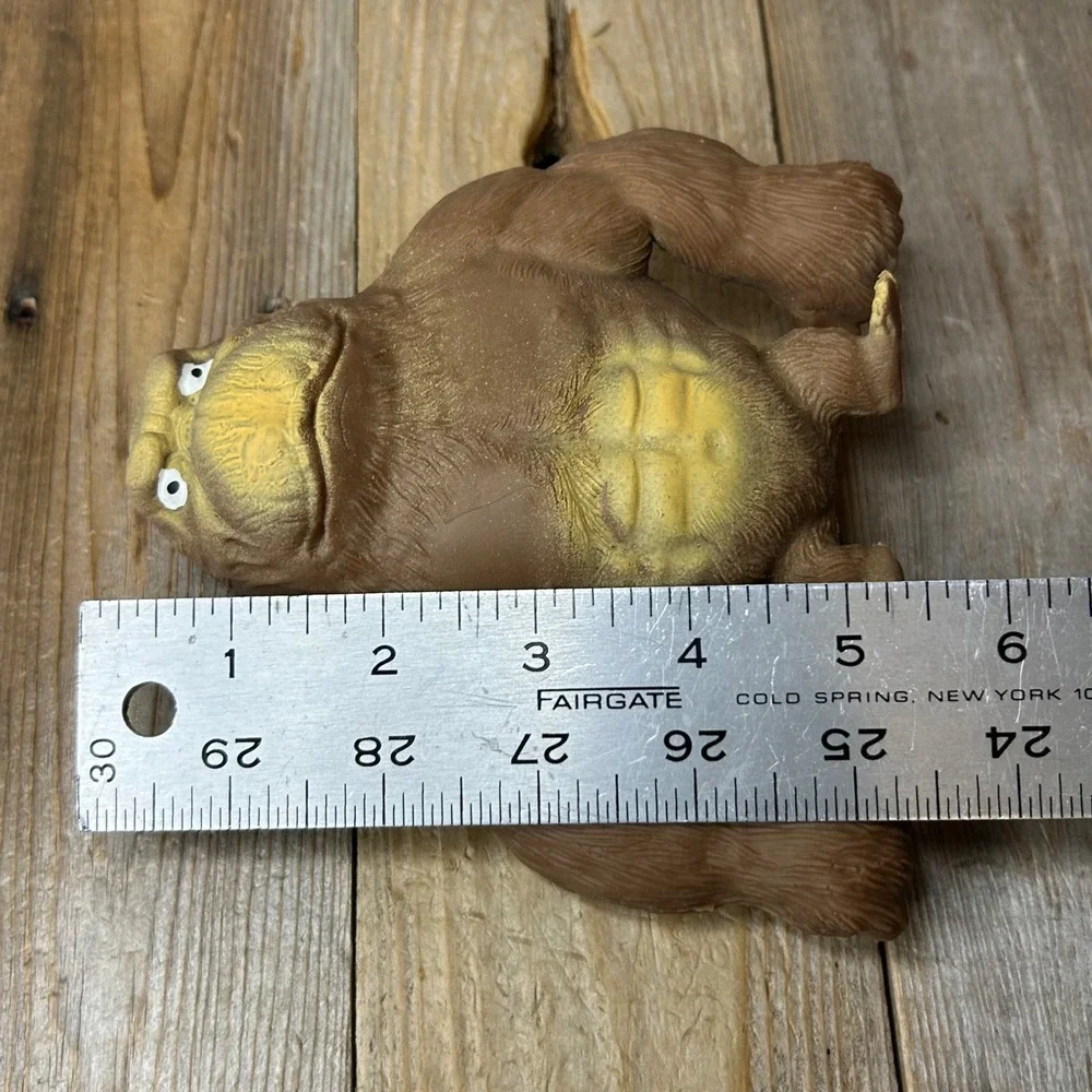 Brown Stretchy Gorilla Stress Toy Muscular Squishy Fidget Ape Figure 5.5 Inch